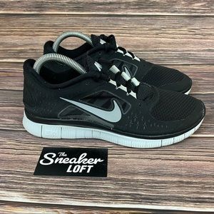Nike Womens Free Run 3 Black Running Shoes
